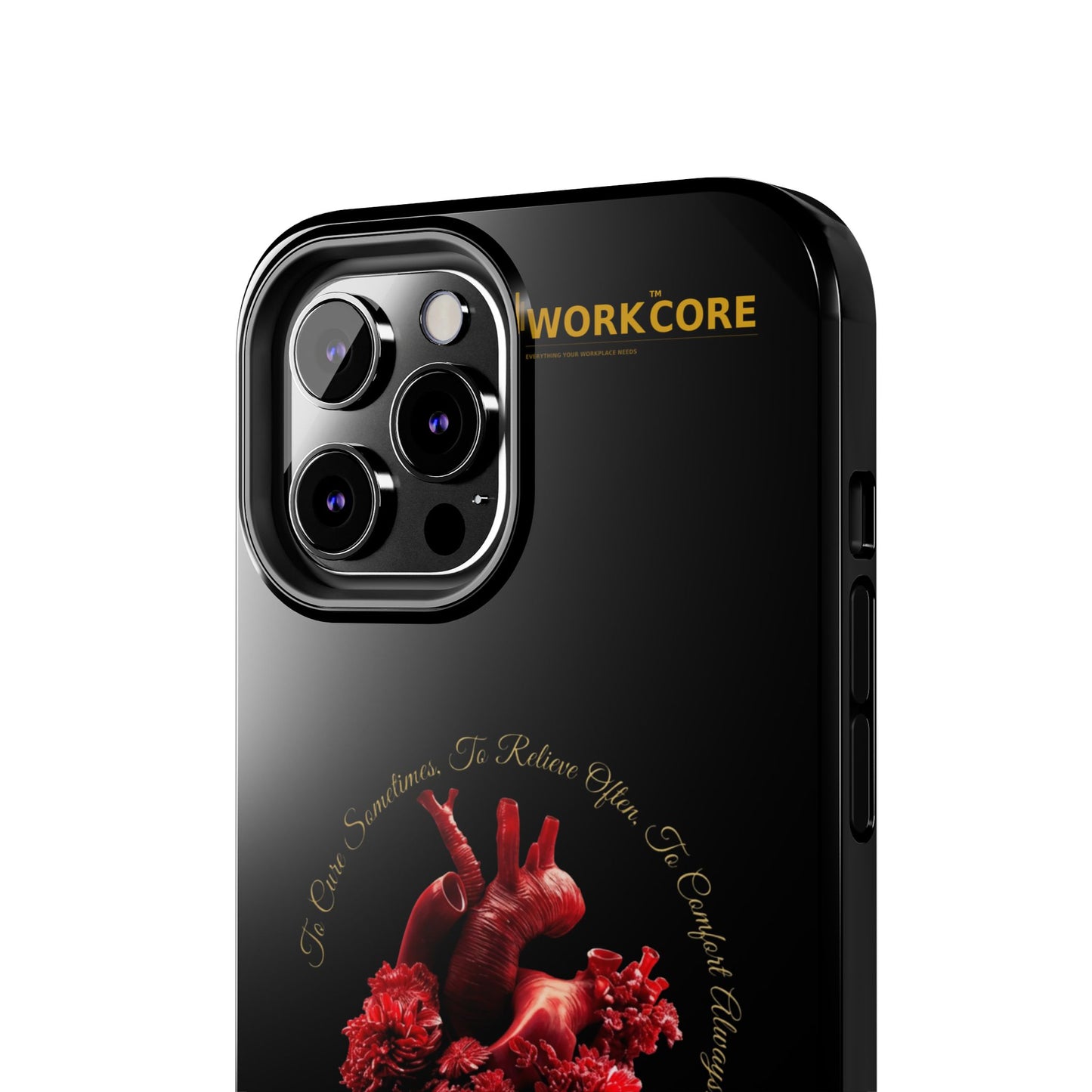 Anatomical Heart Phone Case — Medical Caduceus Dark Gothic Tough Case