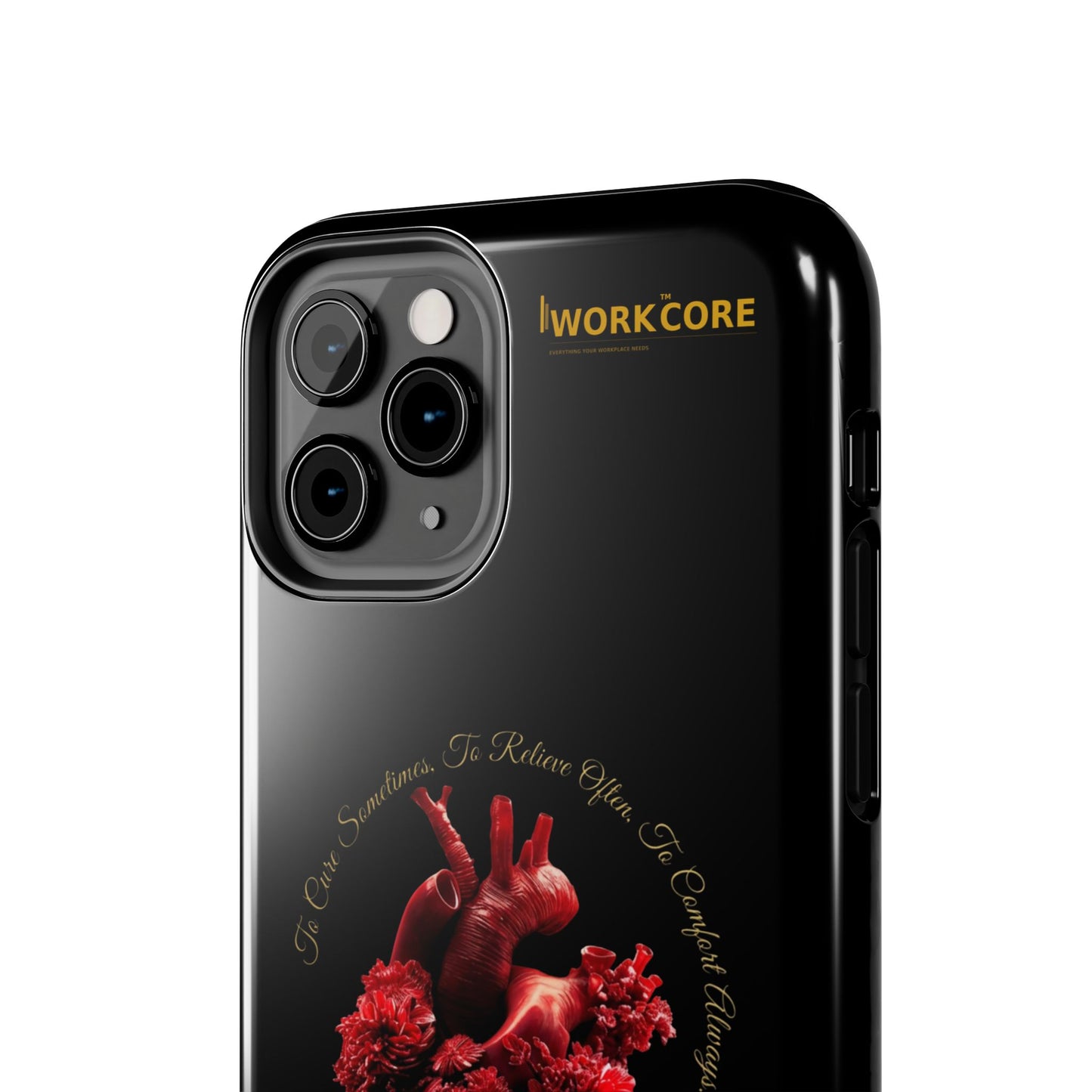 Anatomical Heart Phone Case — Medical Caduceus Dark Gothic Tough Case
