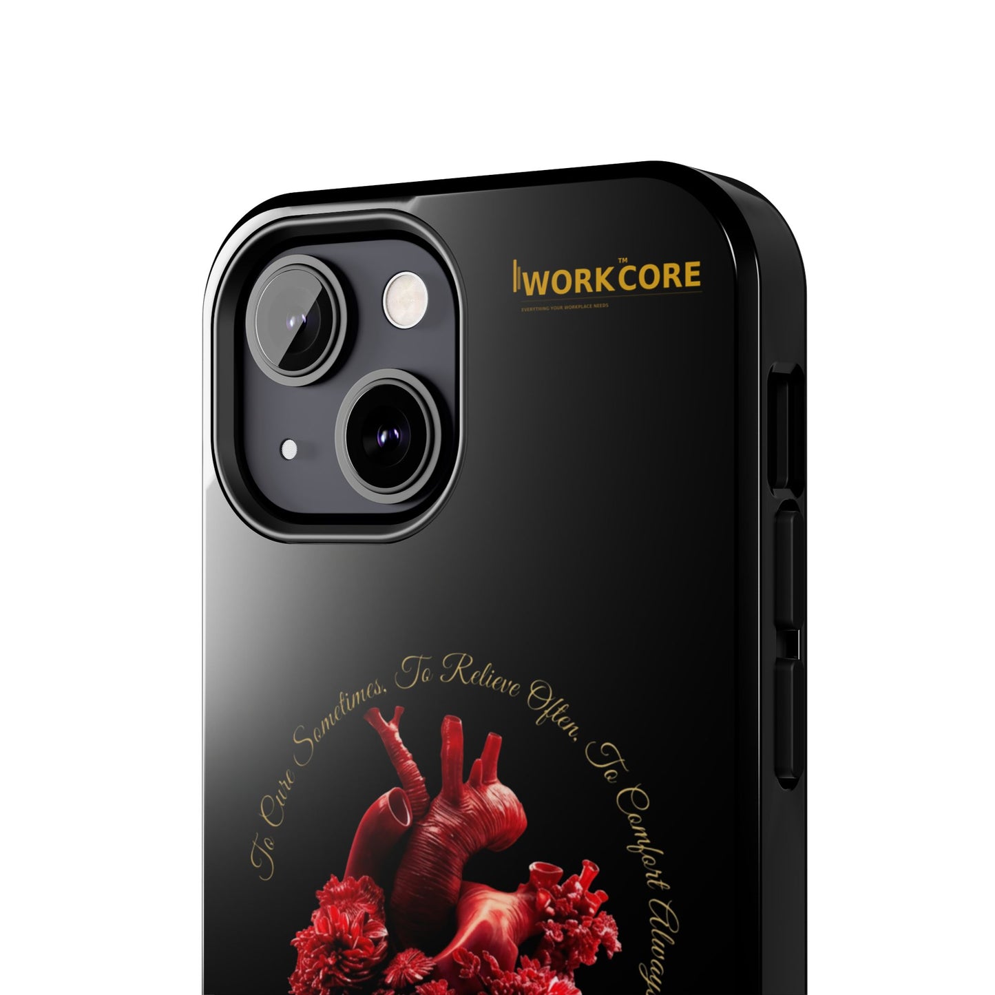 Anatomical Heart Phone Case — Medical Caduceus Dark Gothic Tough Case