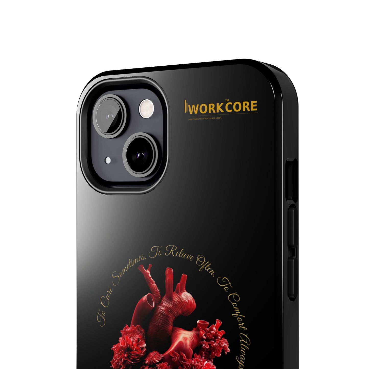 Anatomical Heart Phone Case — Medical Caduceus Dark Gothic Tough Case