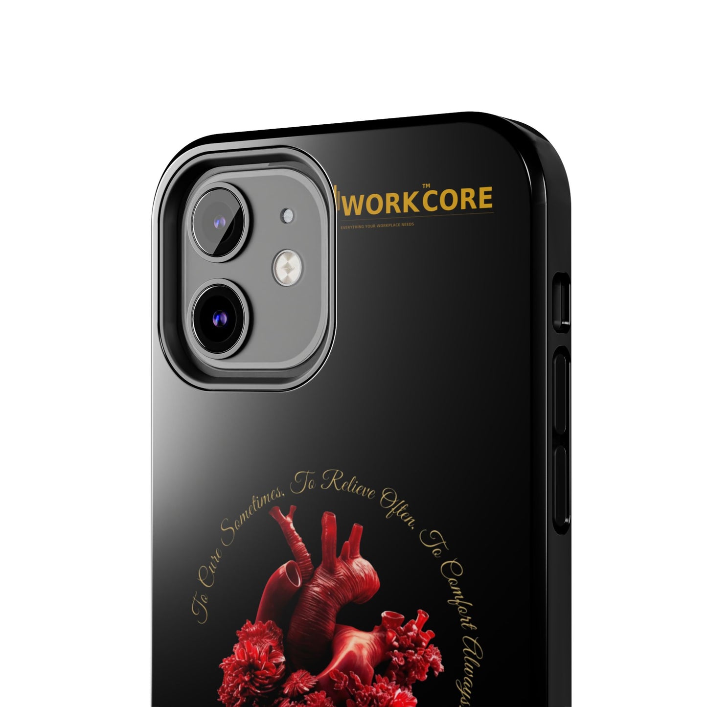 Anatomical Heart Phone Case — Medical Caduceus Dark Gothic Tough Case