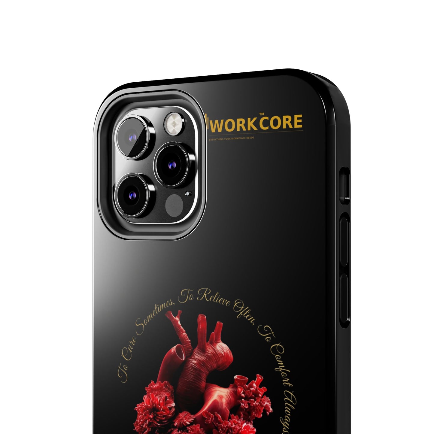 Anatomical Heart Phone Case — Medical Caduceus Dark Gothic Tough Case